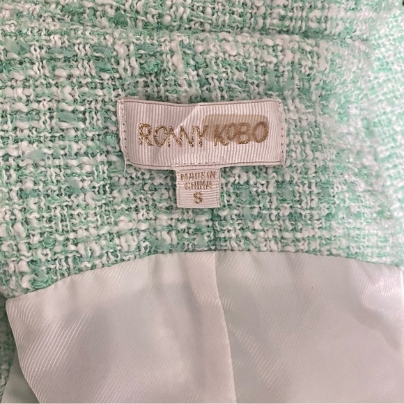 Ronny Kobo Glozell Vest Sea Foam Mint Green - Picture 7 of 7